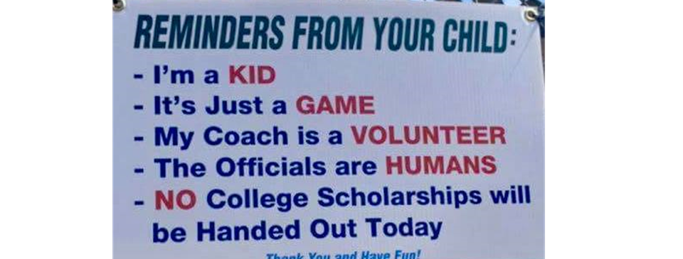 Reminders- It's all about the kids!